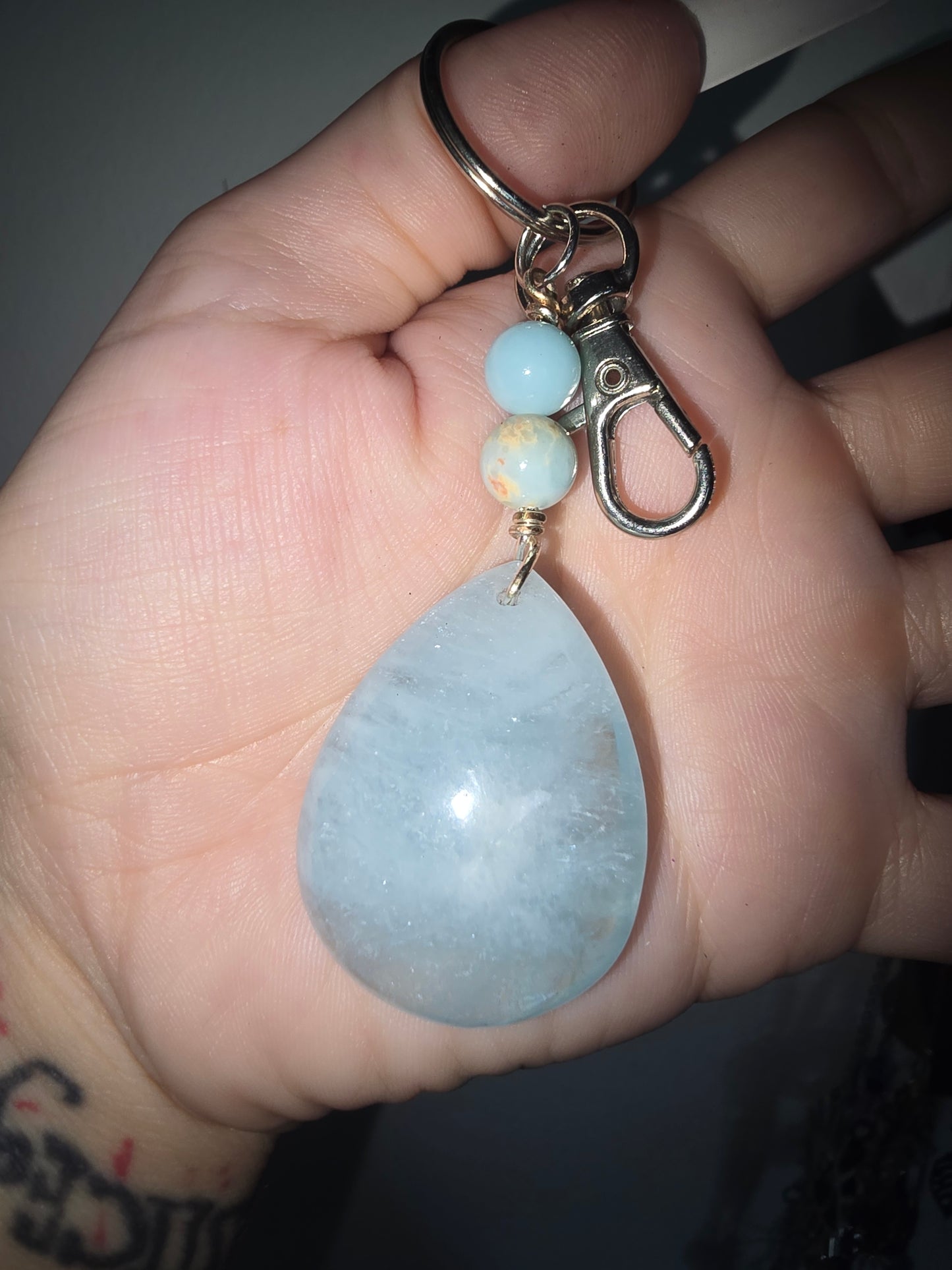 Aquamarine Keychain