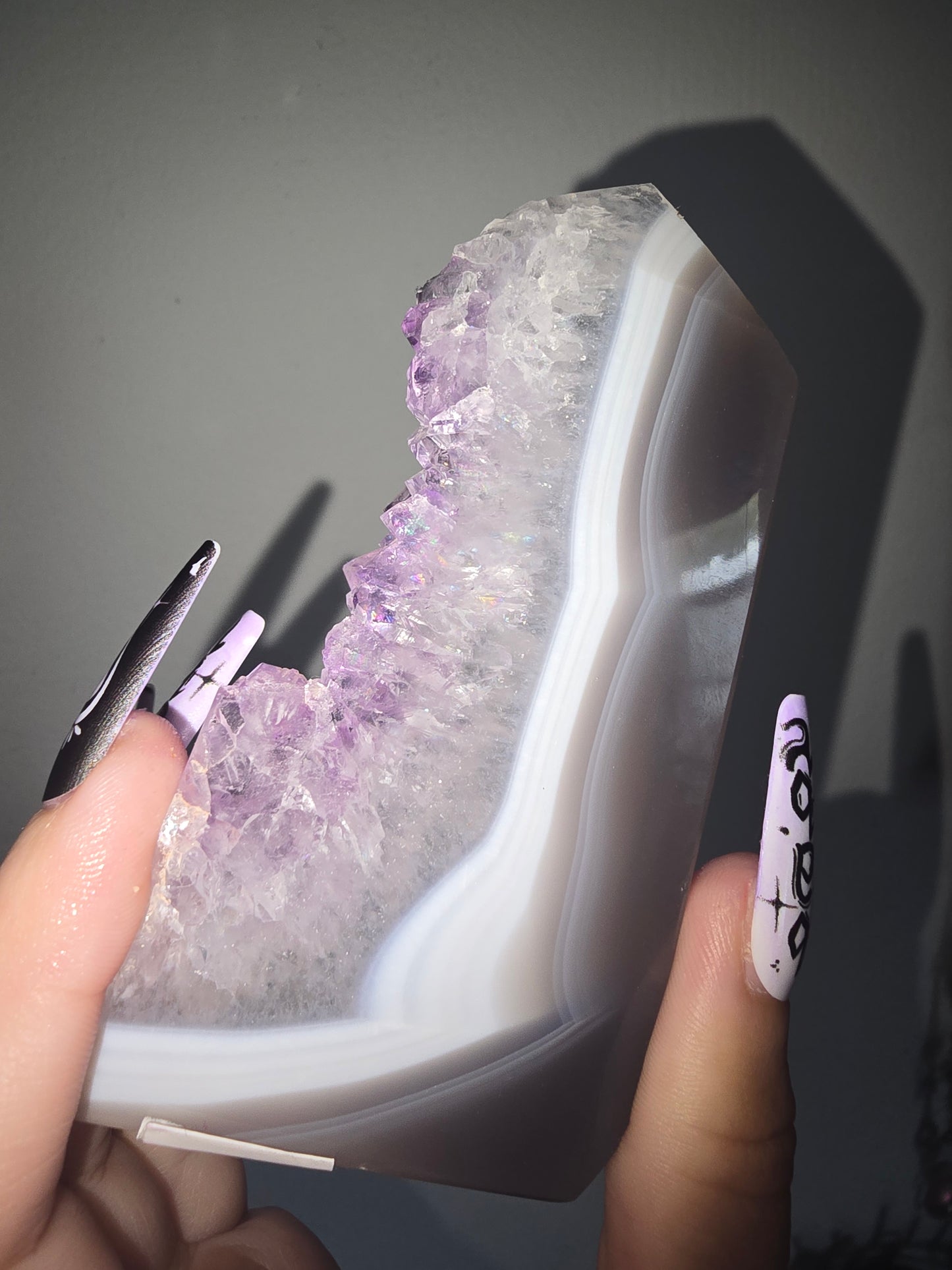 Agate Amethyst Freeform