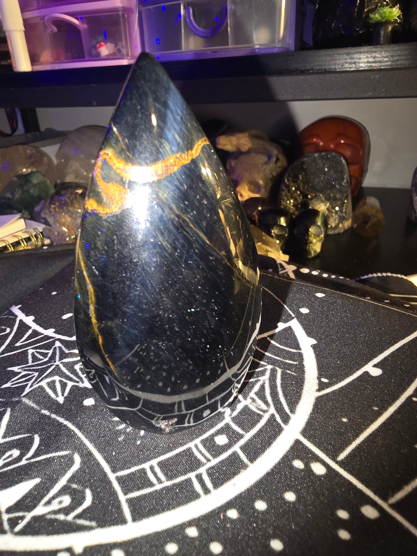 Blue Tigers Eye Freeform