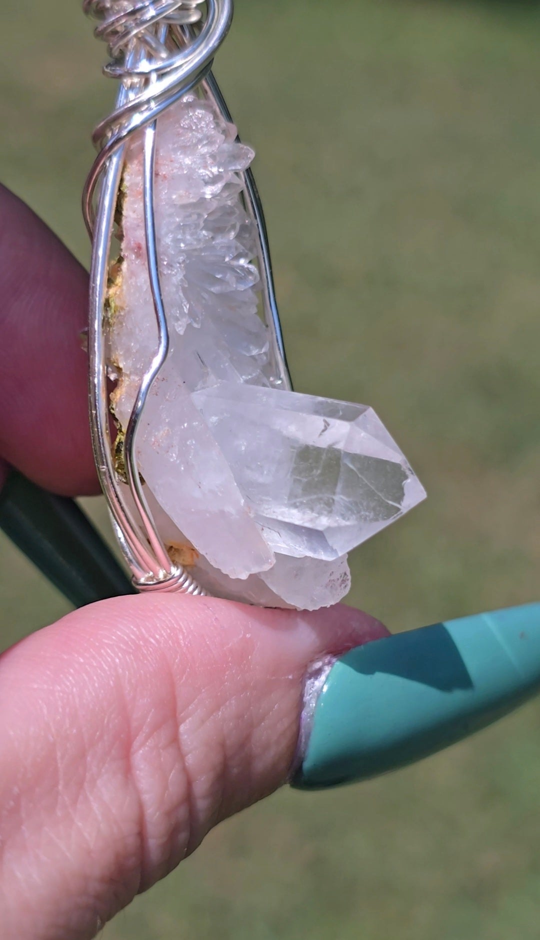 Quartz Cluster Pendant | Clarity & Amplification
