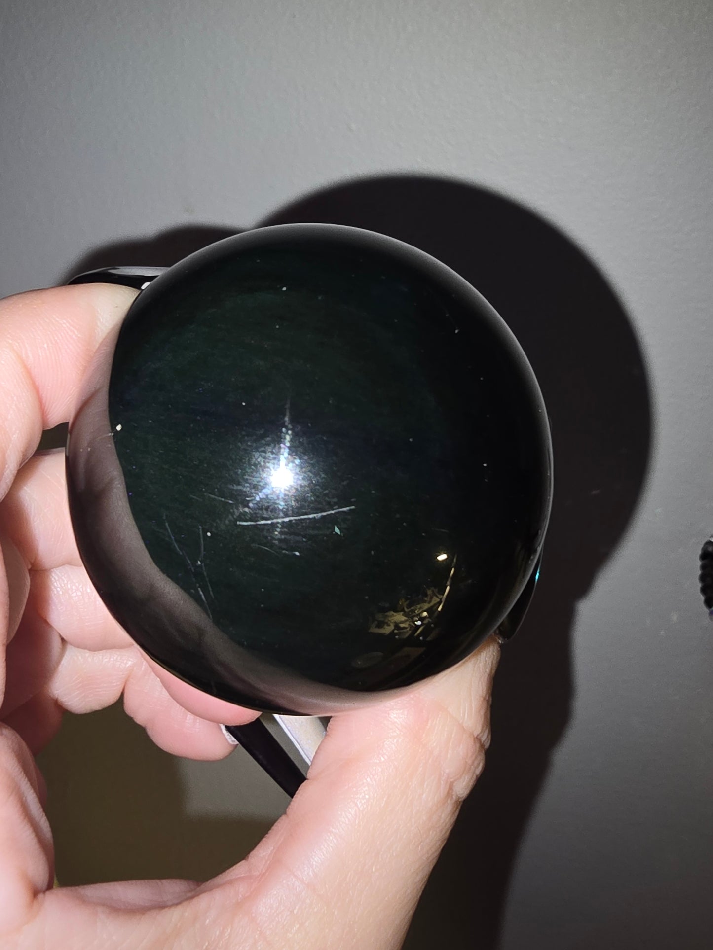 Rainbow Obsidian Sphere | Emotional Healing, Protection & Self-Discovery