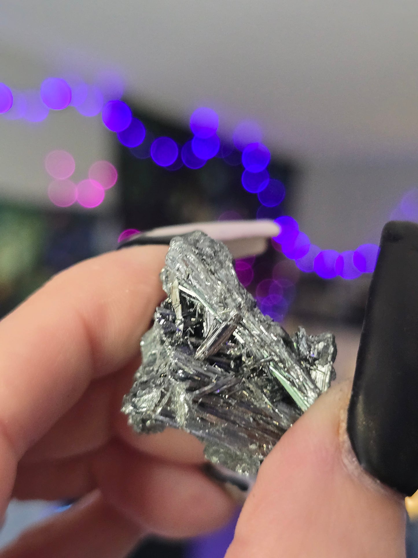 Raw Stibnite Specimen | Manifestation, Transformation & Spiritual Growth