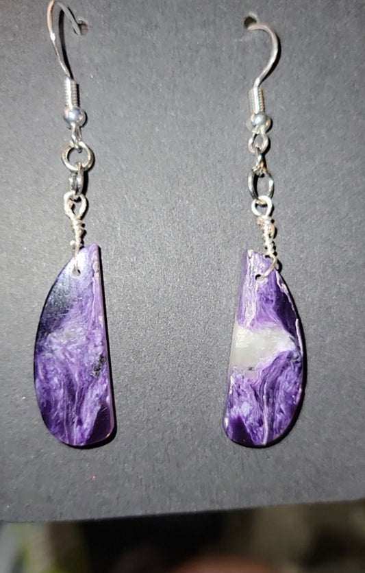 Charorite Earrings