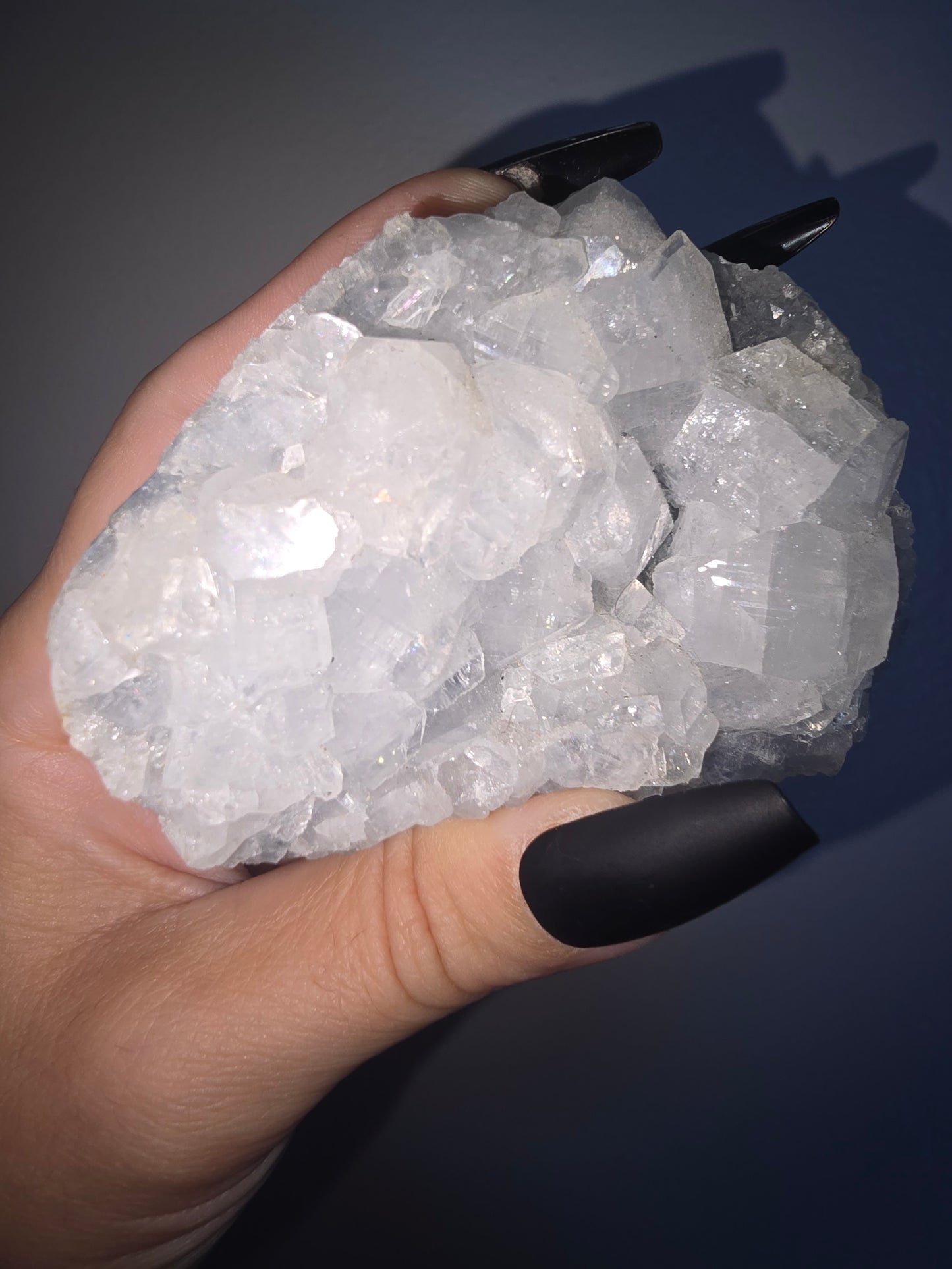 Apophyillite Cut Base