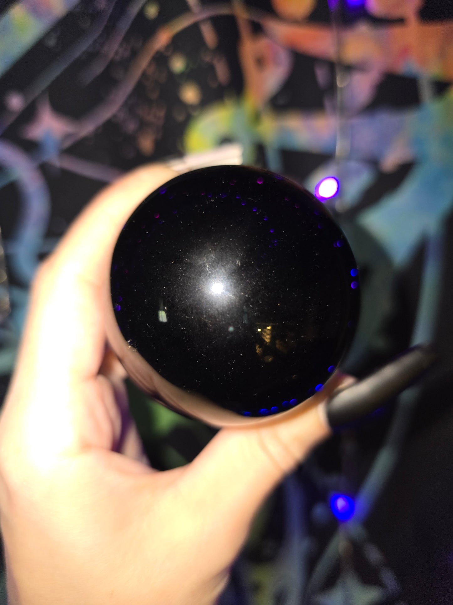 Obsidian Sphere | Protection, Grounding & Truth