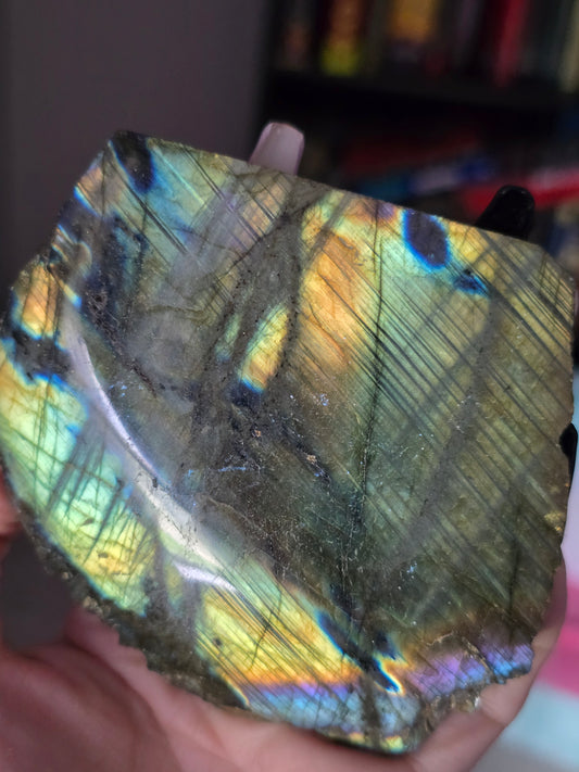 High Flash Labradorite Slab | Intuition, Transformation & Hidden Potential