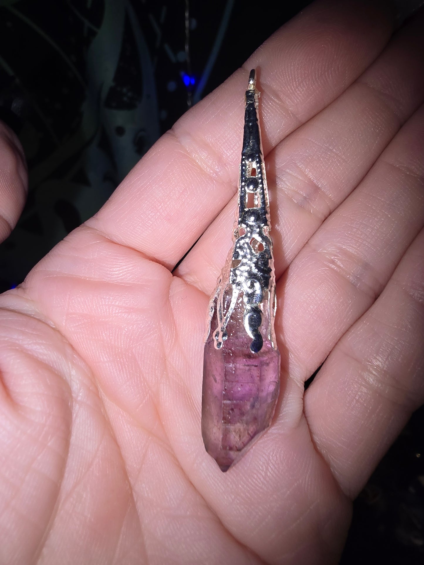 Raw Super Seven Pendant | Intuition, Transformation & Spiritual Growth