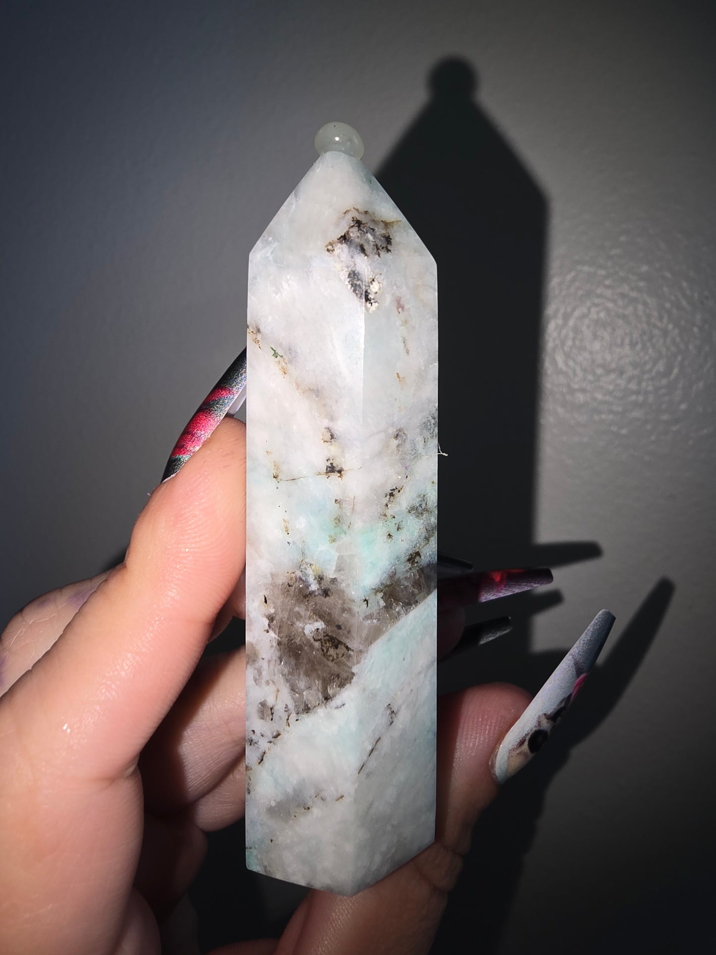 Amazonite, Smokey Quartz Tower