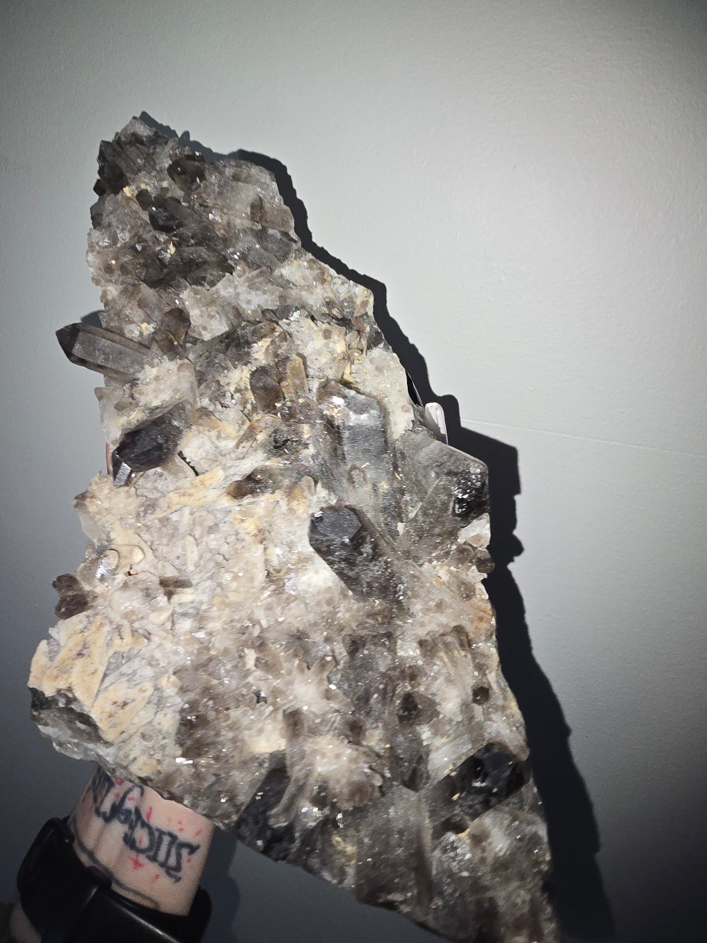 Large Smoky Quartz Cluster | 11-Inch Collector Statement Piece