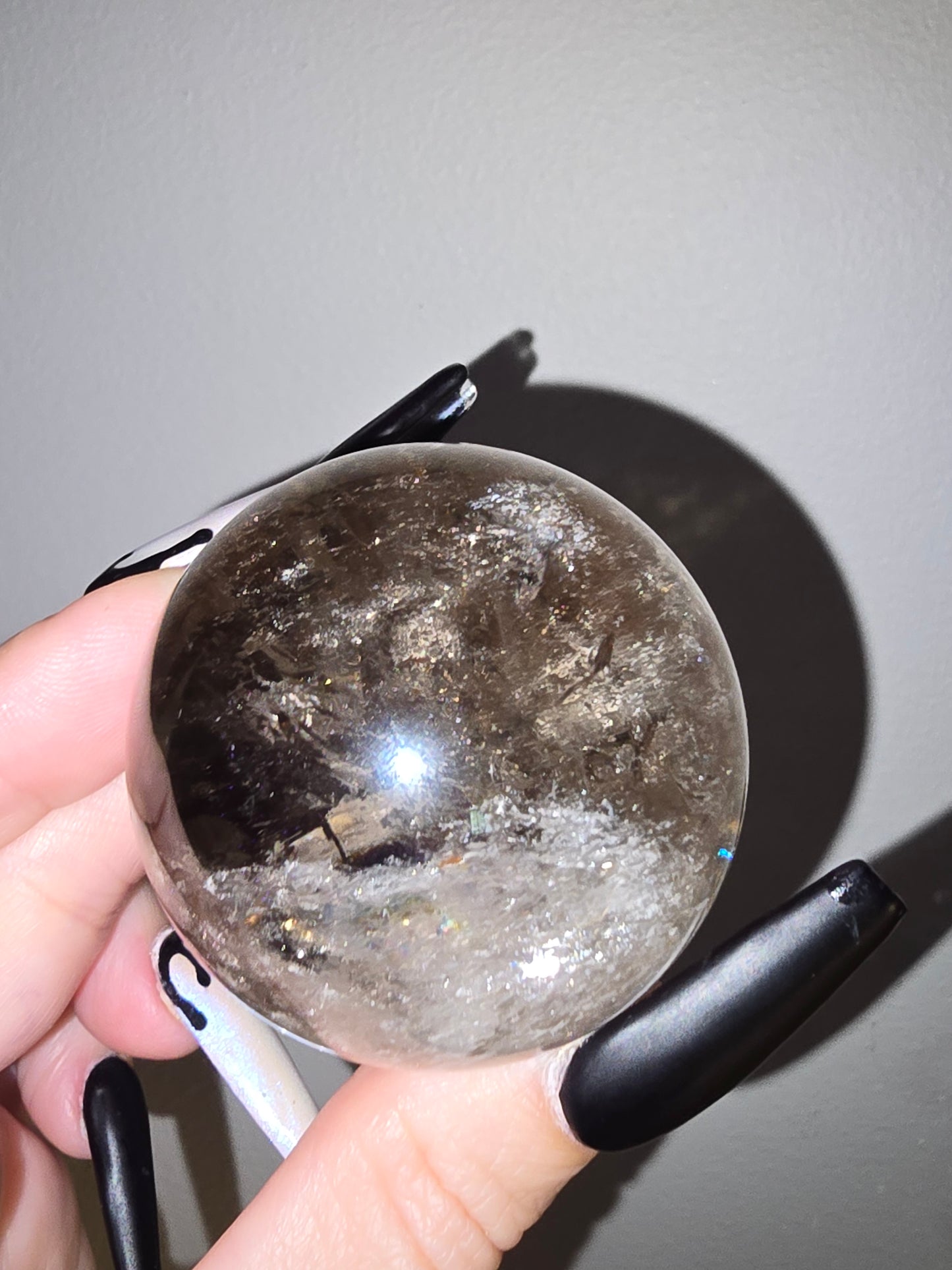 Smoky Quartz Sphere | Grounding, Clarity & Stress Relief