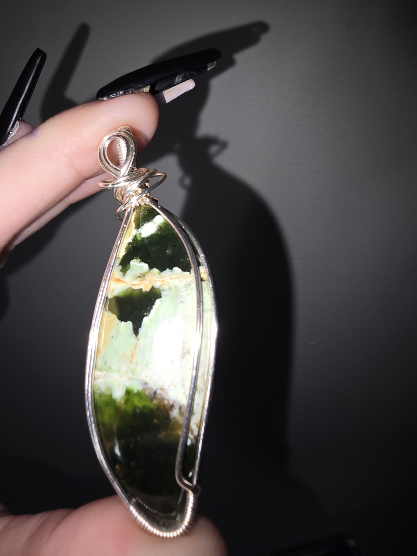 Turkish Chrome Chalcedony Pendant | Harmony, Growth & Emotional Balance