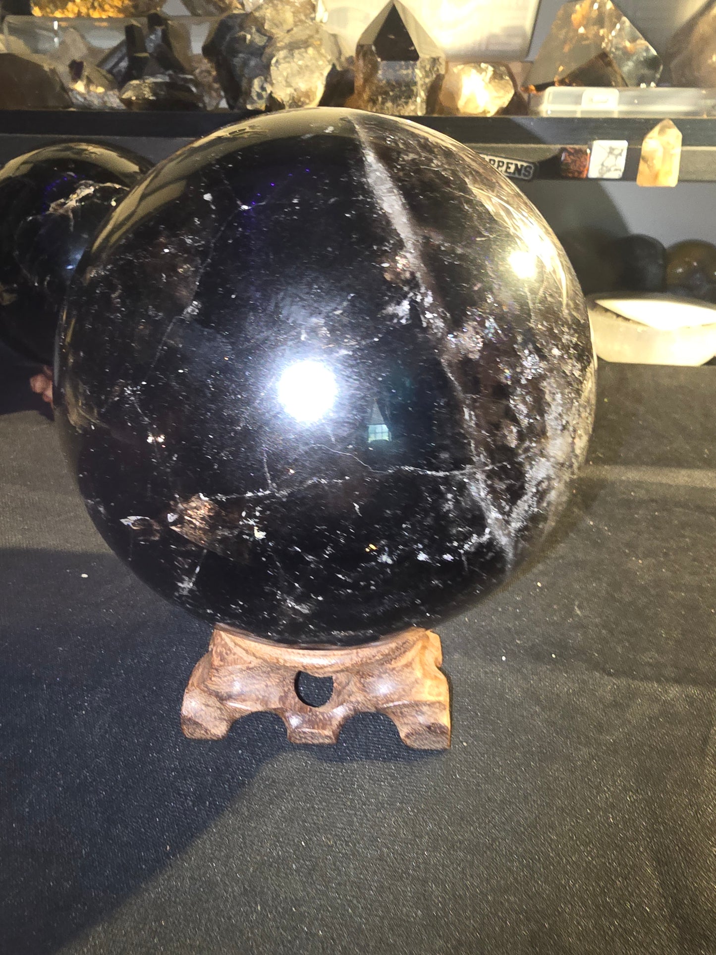 Oversized Smoky Quartz Sphere | 6 lbs 13.9 oz Collector Statement Piece