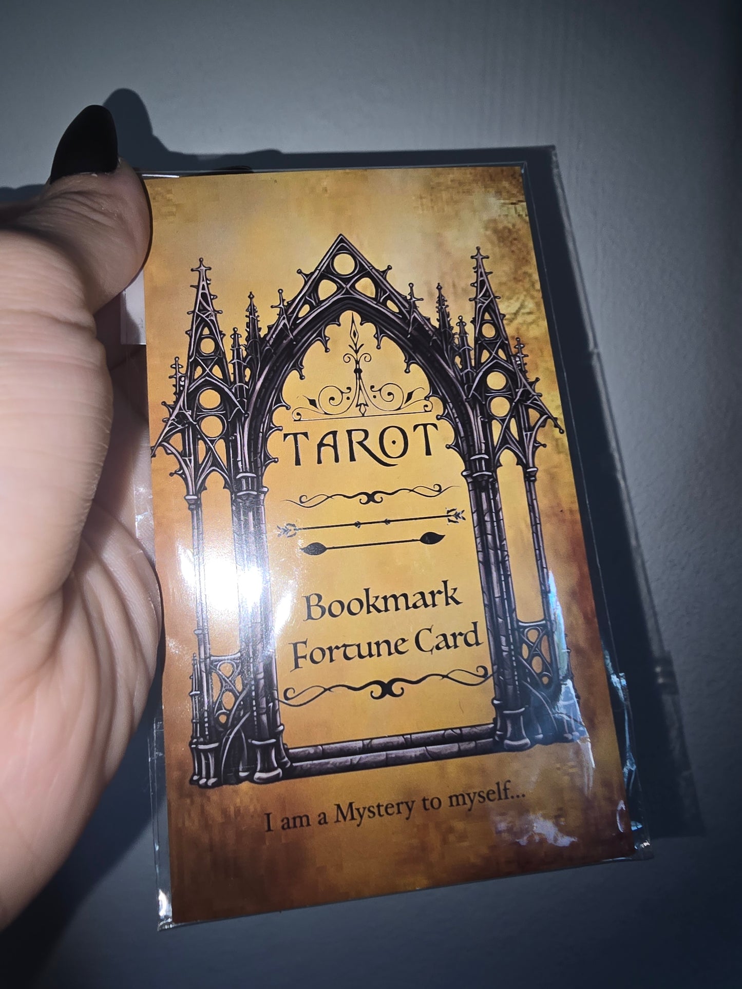 Mystery Tarot Card Bookmark