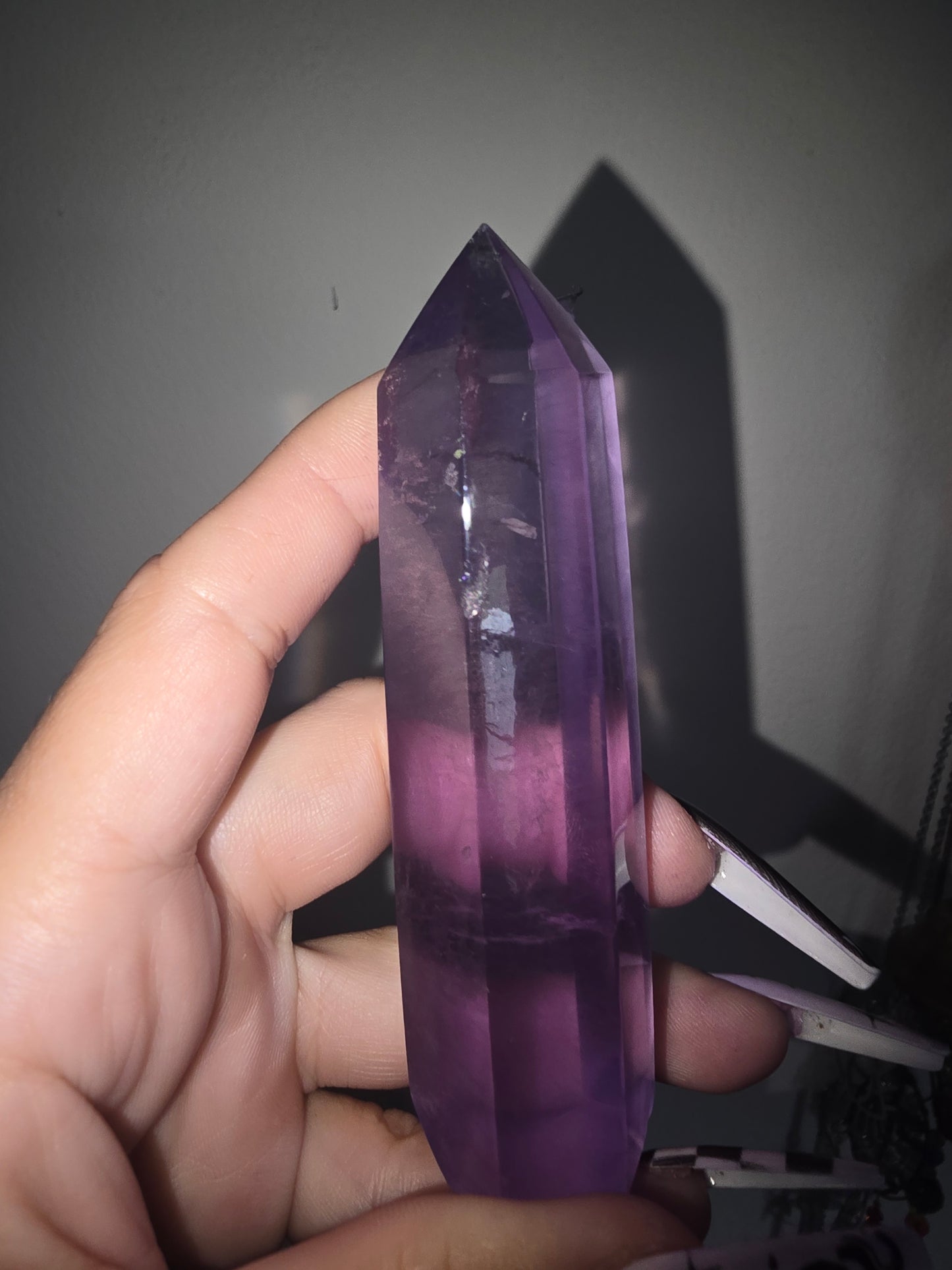 Purple Fluorite Tower