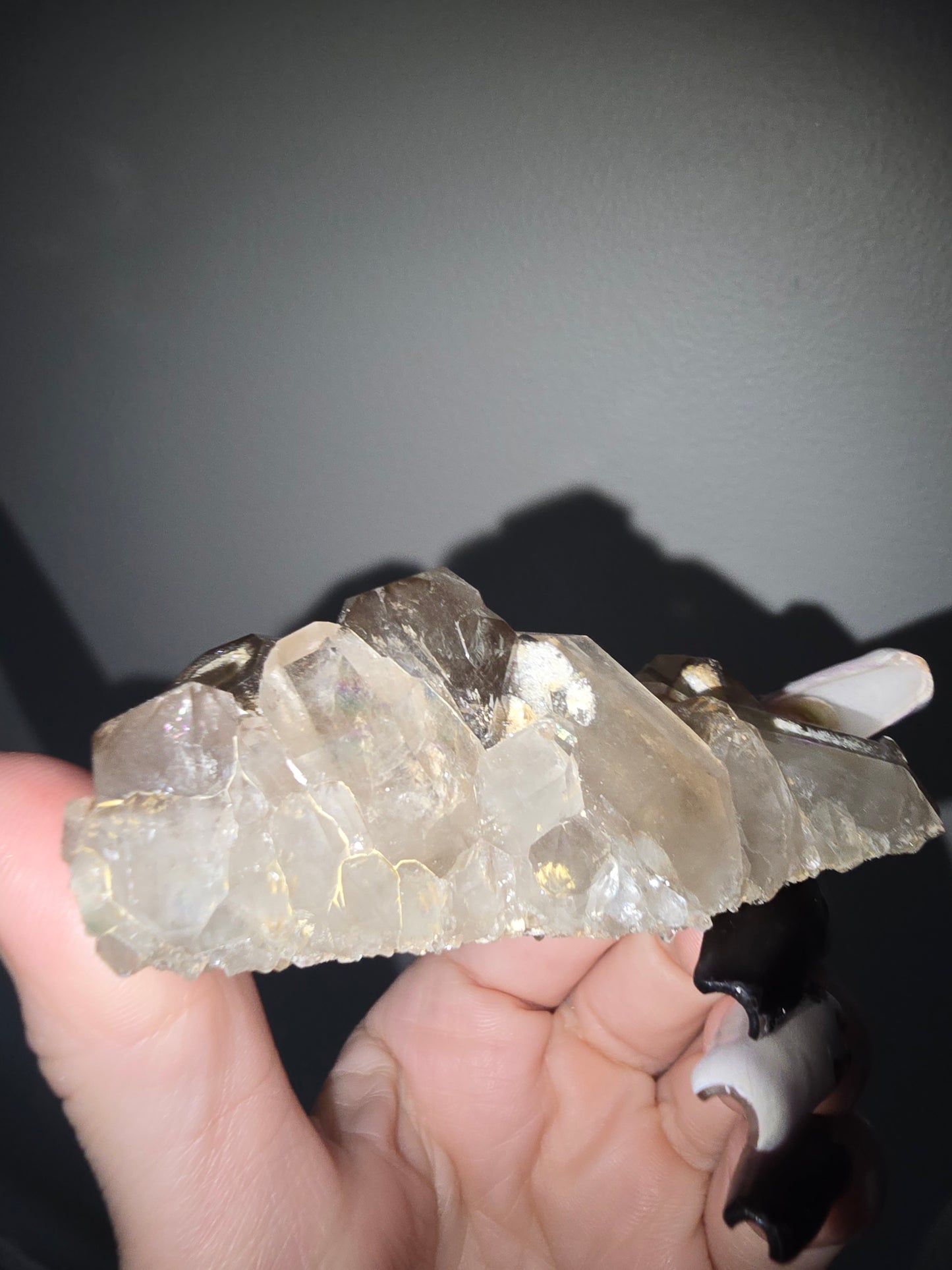Raw Smoky Quartz Cluster | Grounding, Protection & Emotional Resilience