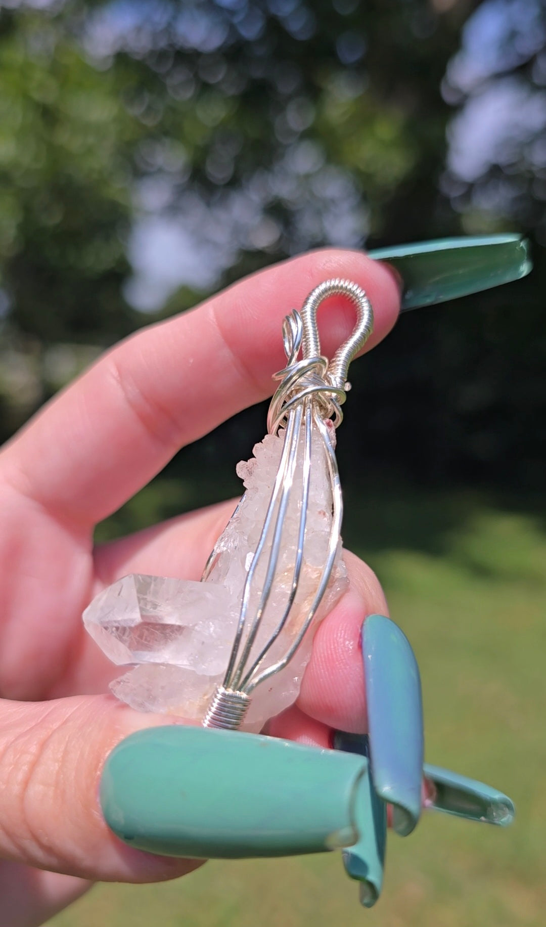 Quartz Cluster Pendant | Clarity & Amplification