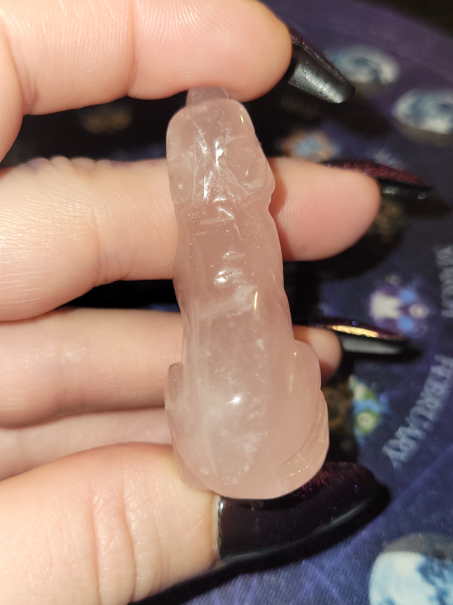 Rose Quartz Wolf