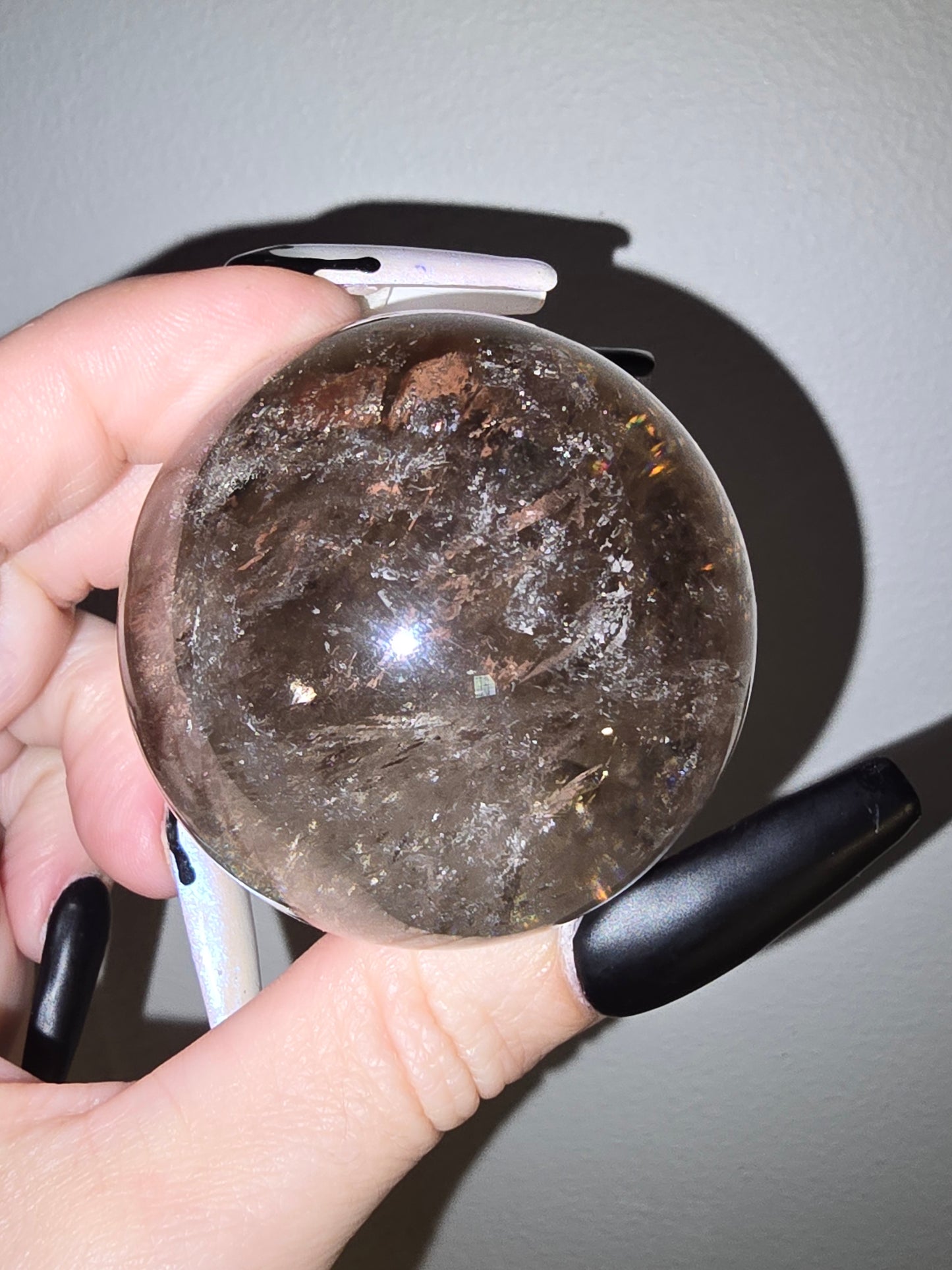 Smoky Quartz Sphere | Grounding, Clarity & Stress Relief