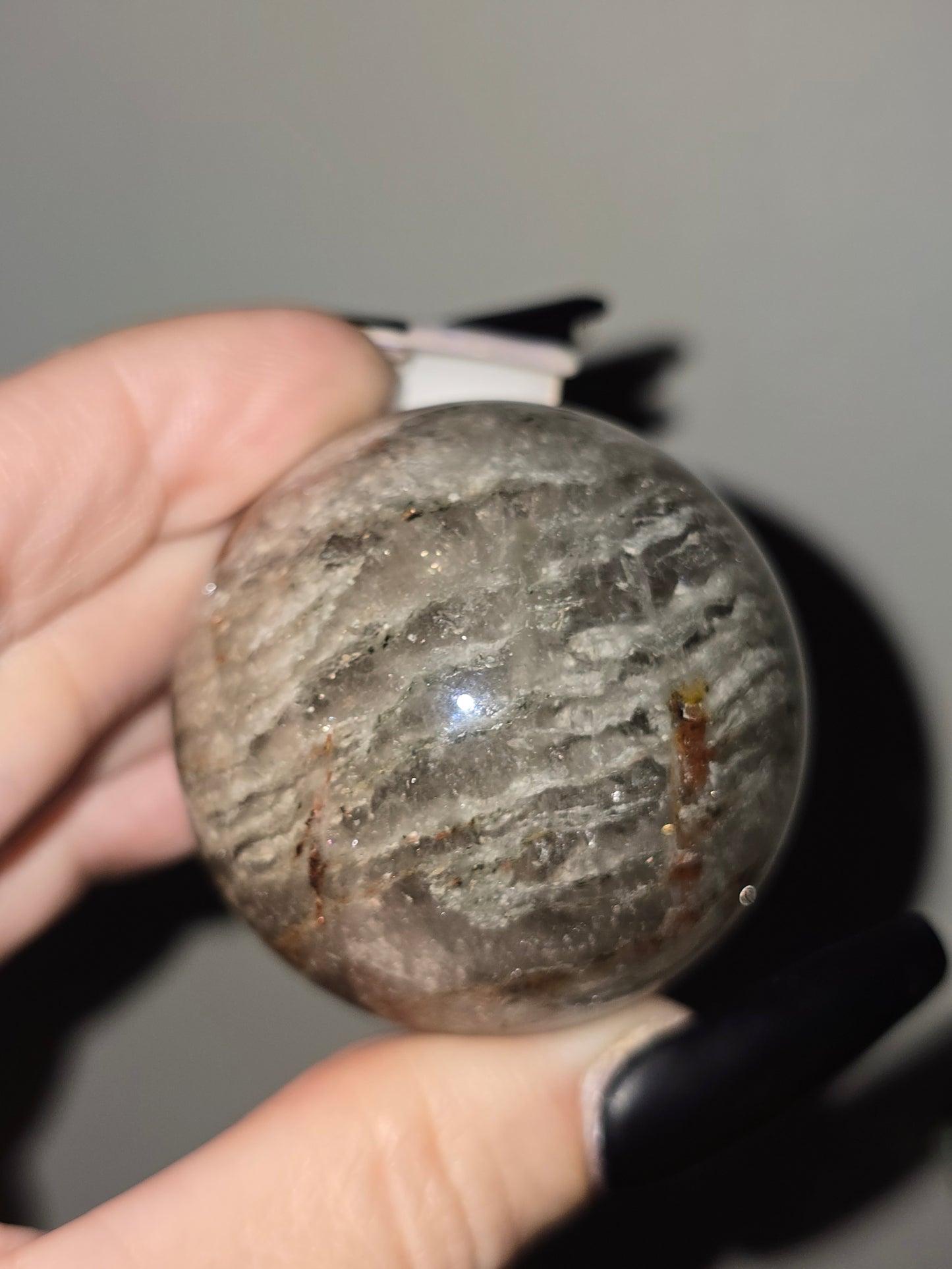 Thousand Layer Garden Quartz Sphere | Growth, Wisdom & Transformation