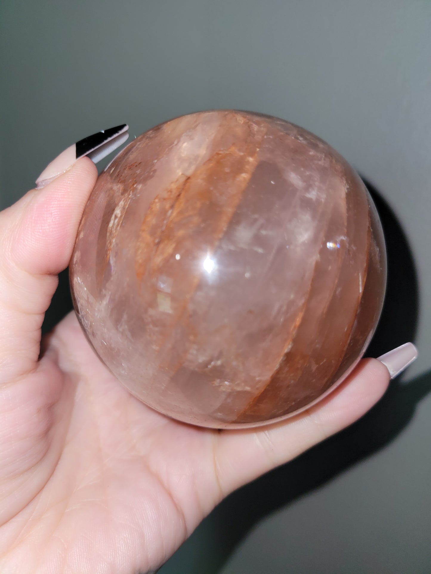 Fire Quartz Sphere