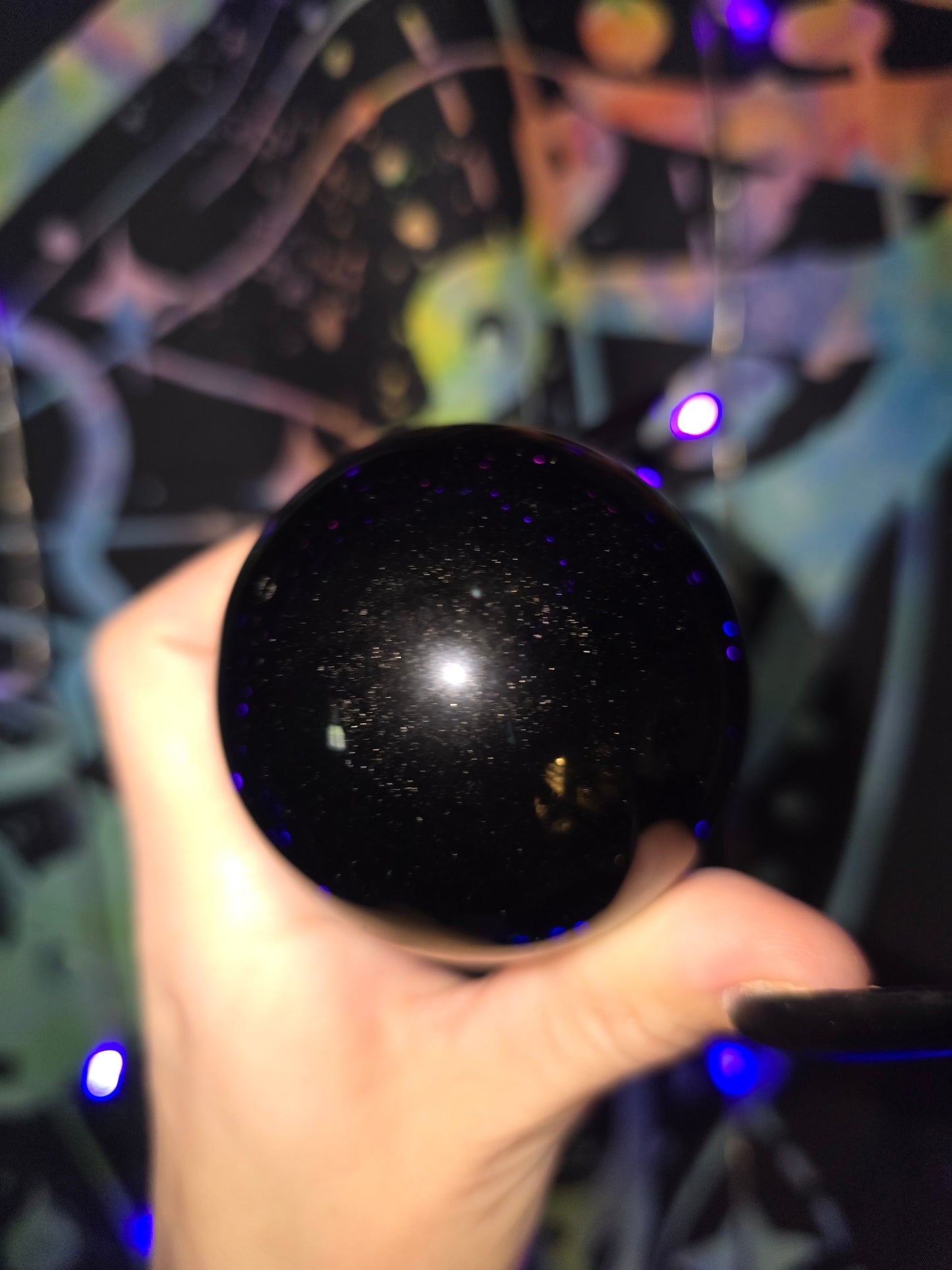 Obsidian Sphere | Protection, Grounding & Truth