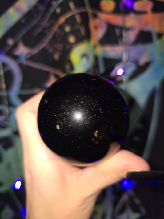 Obsidian Sphere | Protection, Grounding & Truth