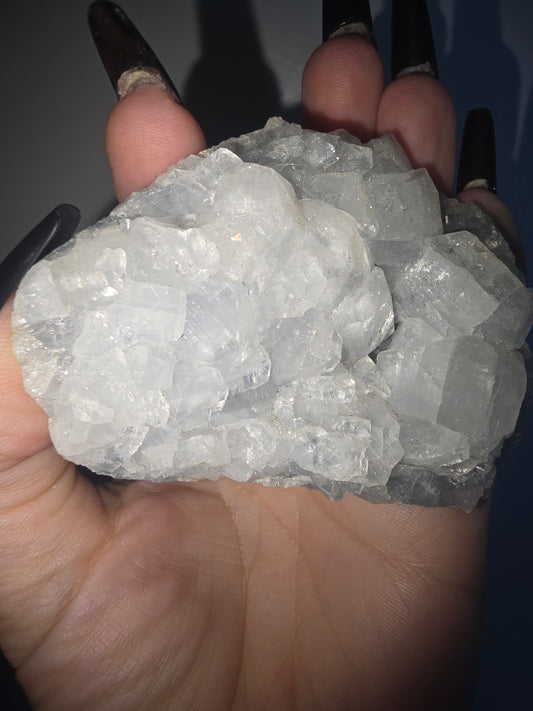 Apophyillite Cut Base