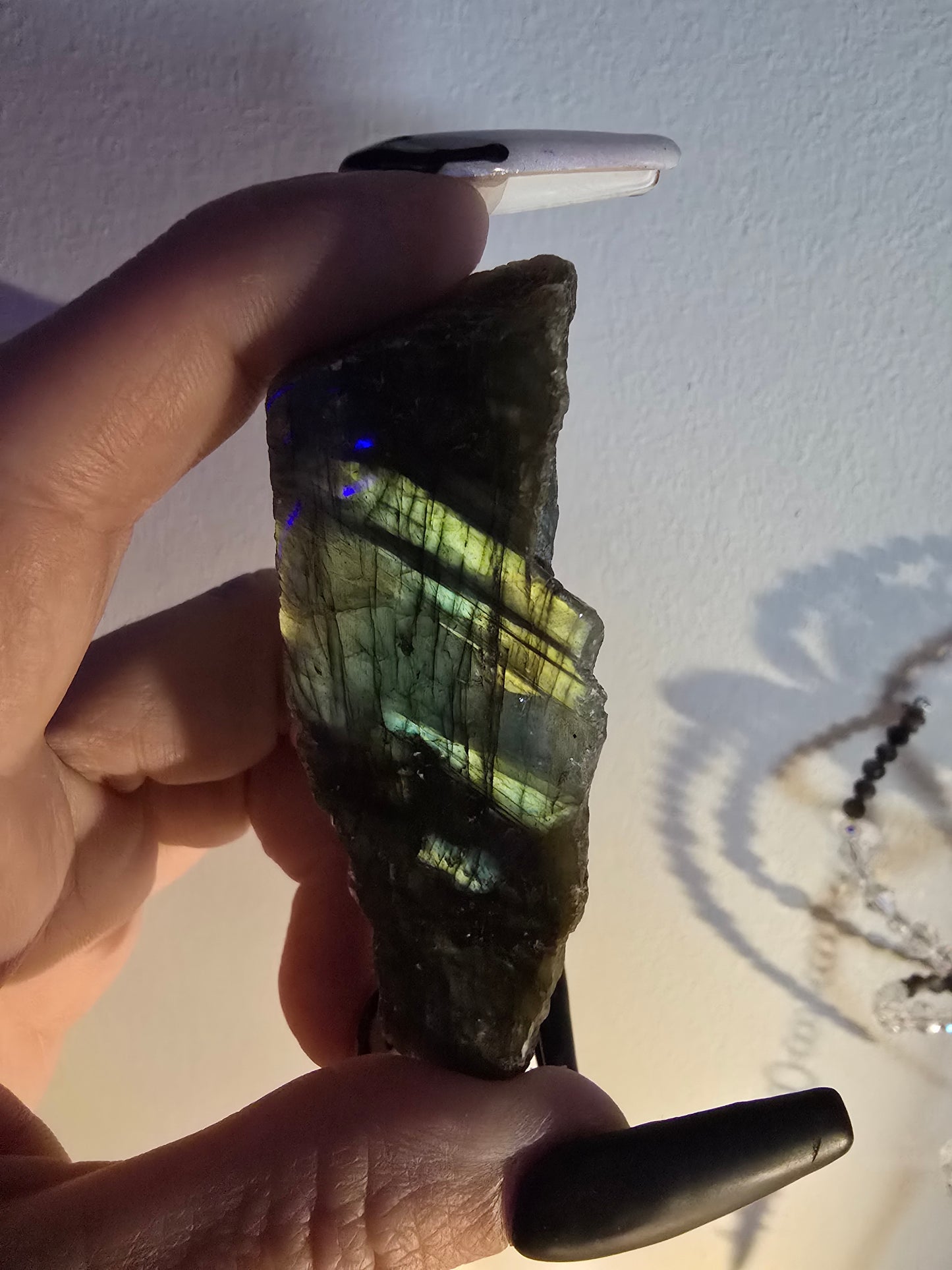 Raw & Polished Labradorite Specimen | Intuition, Transformation & Hidden Potential
