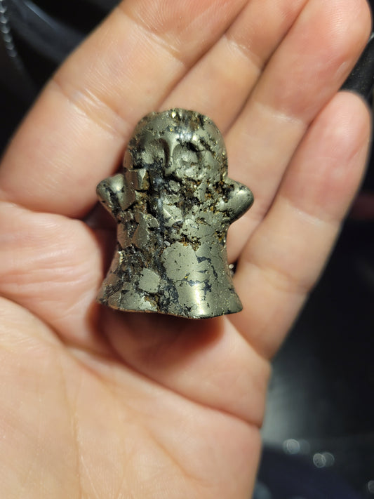 Pyrite Ghost Carving