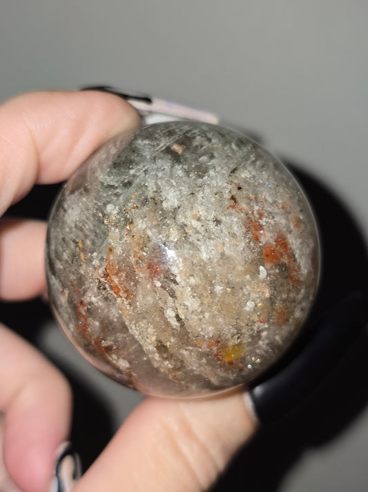 Thousand Layer Garden Quartz Sphere | Growth, Wisdom & Transformation