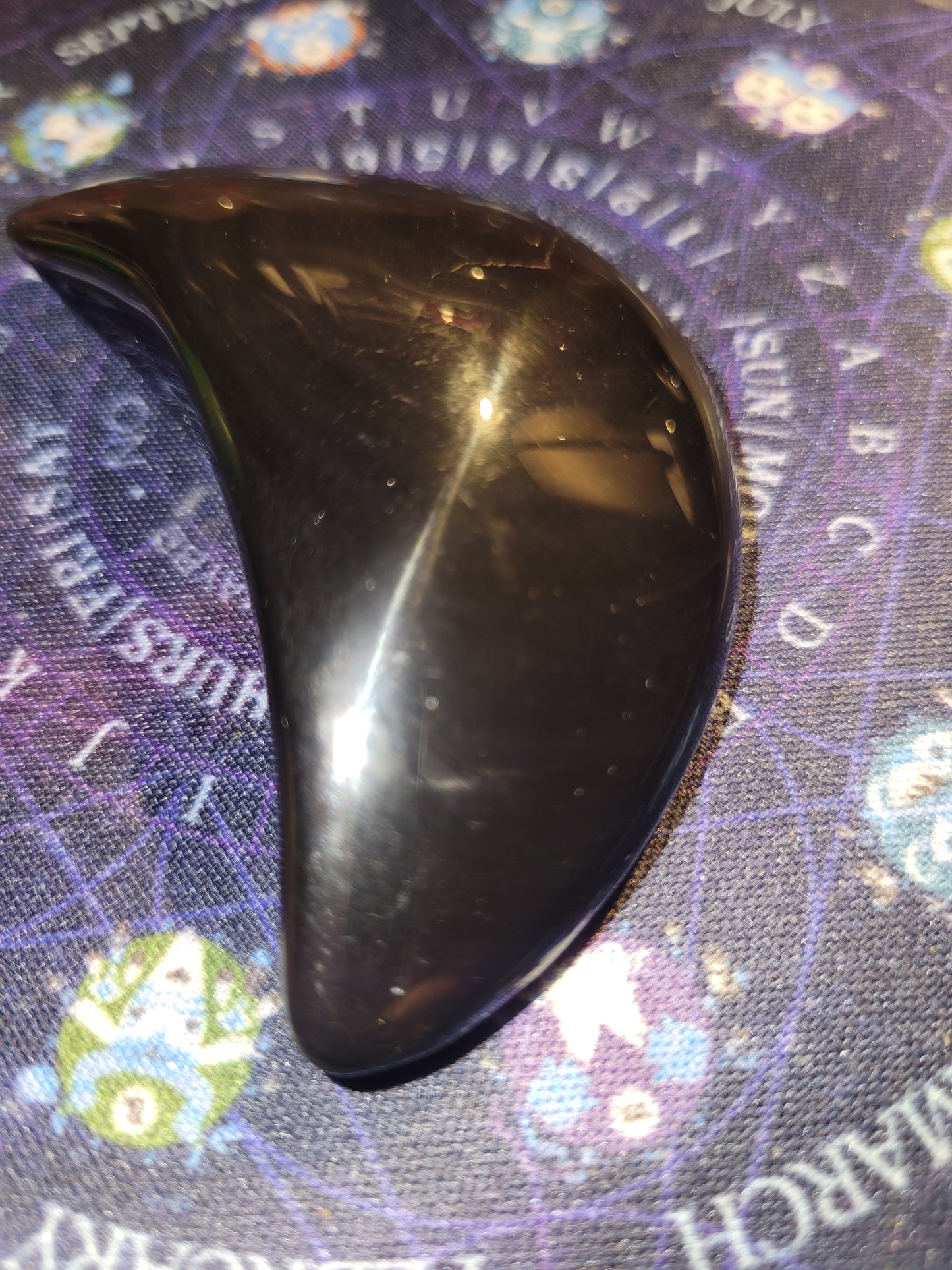 Rainbow Obsidian Moon