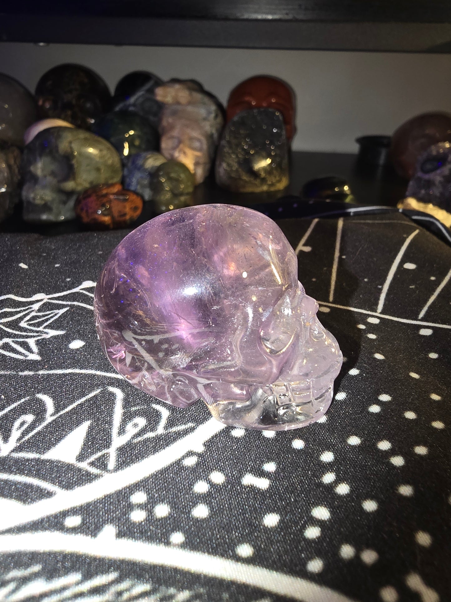 Ametrine Skull