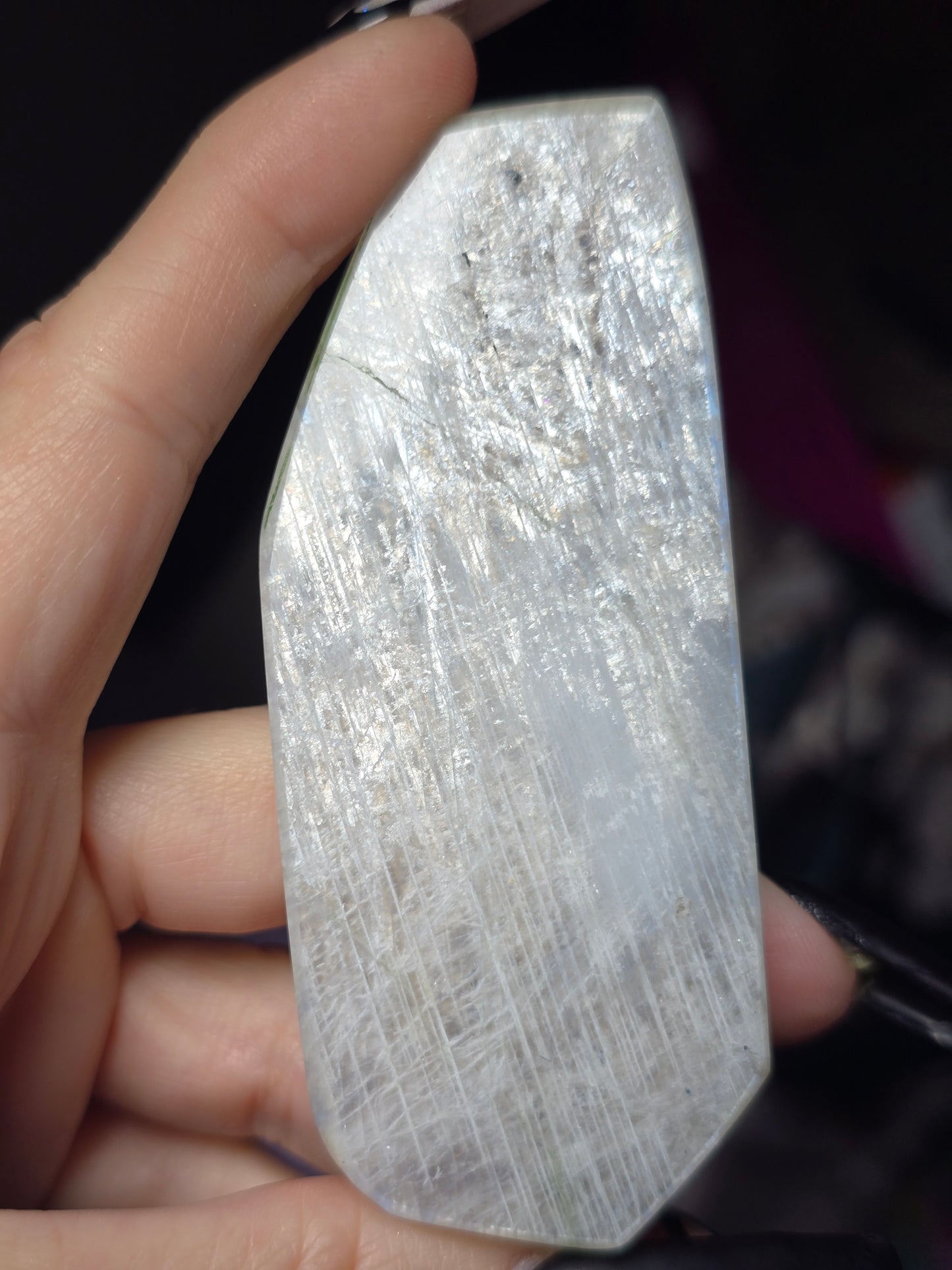 High-Grade White Moonstone Freeform | Intuition, Inner Wisdom & New Beginnings