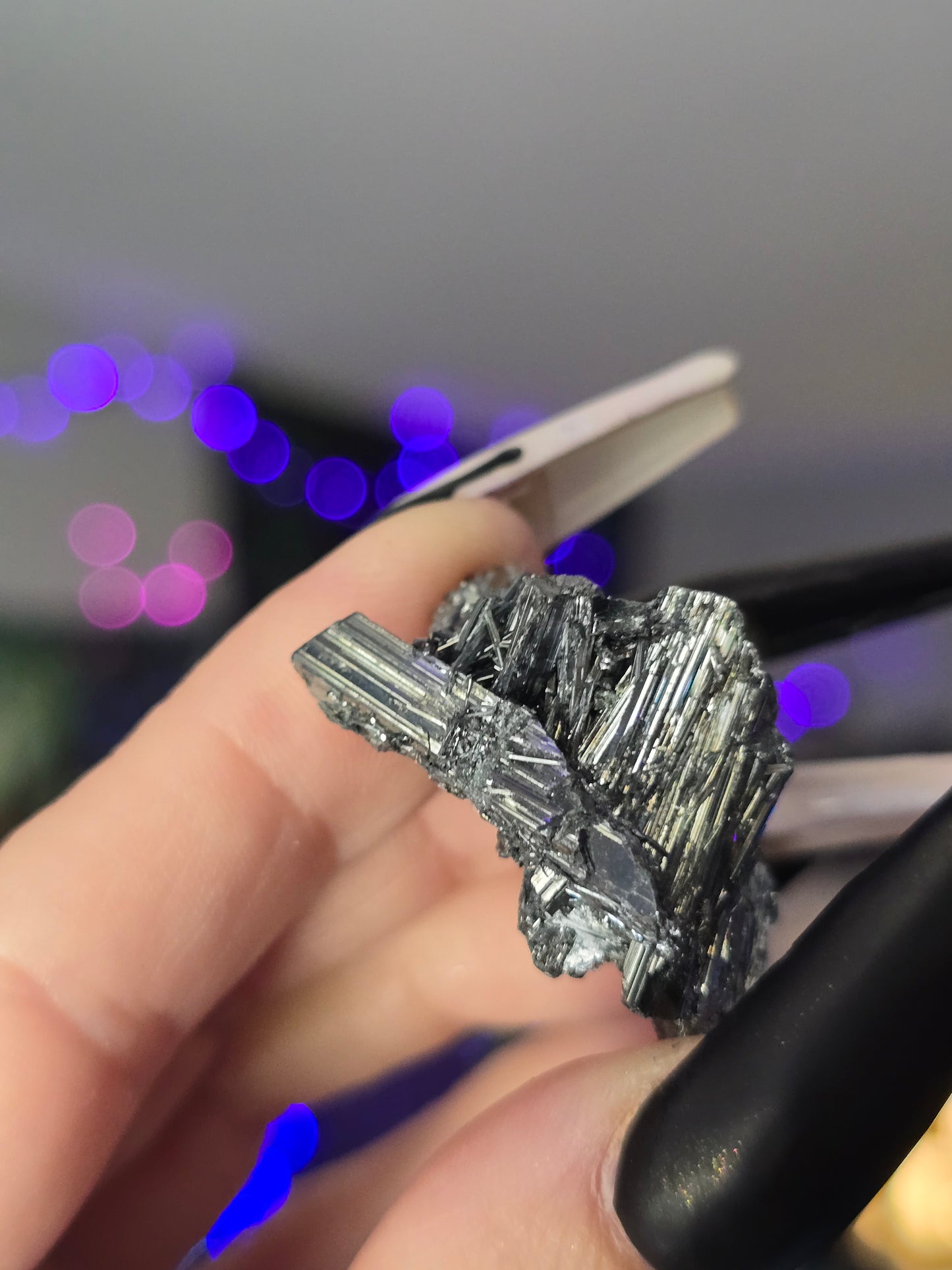 Raw Stibnite Specimen | Manifestation, Transformation & Spiritual Growth
