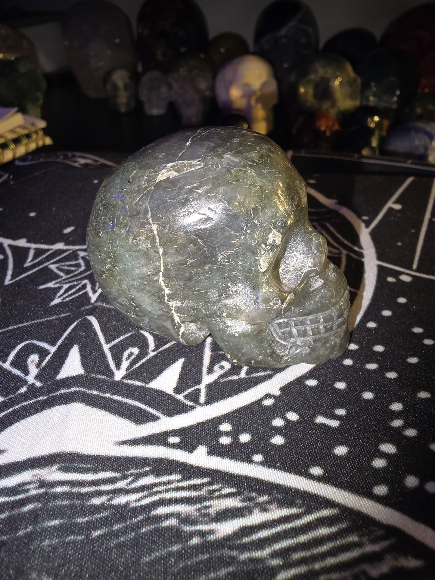 Labradorite Mini Skull 1
