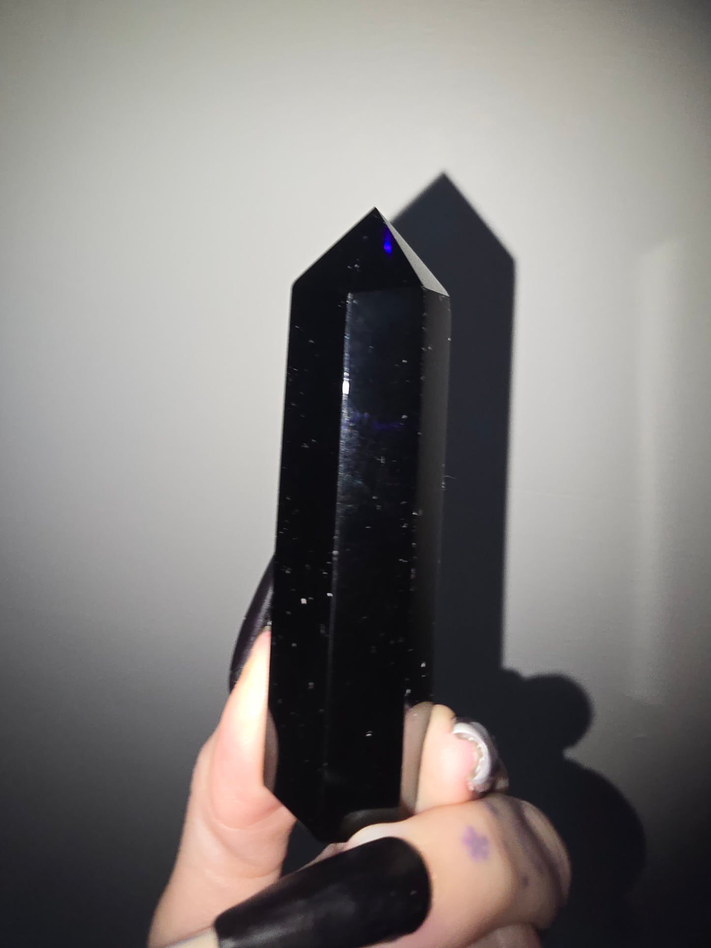 Black Obsidian Tower | Protection & Grounding | Paulinna Vibes