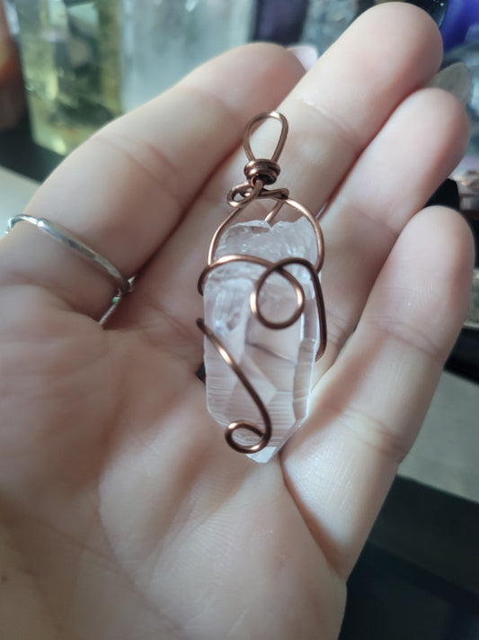 Small Leumerian Quartz Necklace