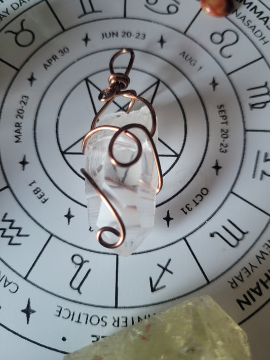 Small Leumerian Quartz Necklace