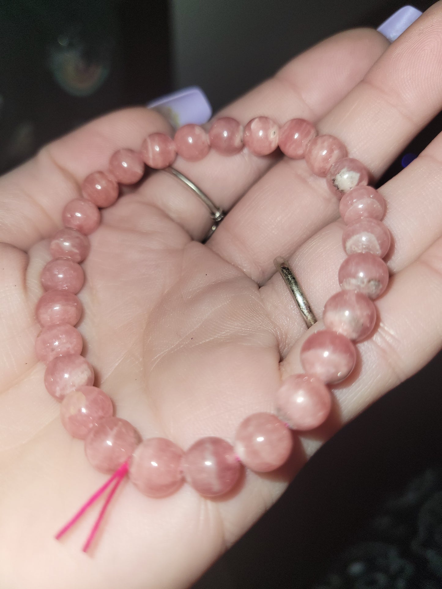 Rhodochrosite Bracelete