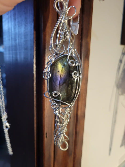 Large Labradorite Pendant