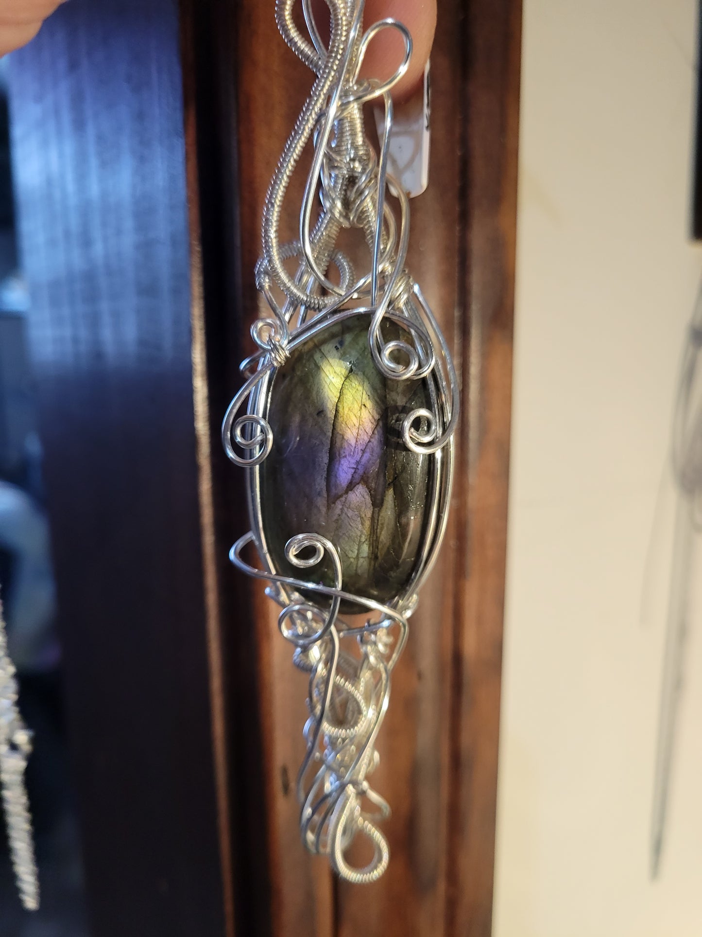 Large Labradorite Pendant