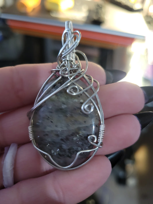 Black Sunstone Pendant